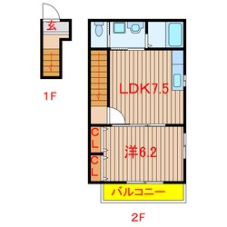 ロイヤルコート高根台の物件間取画像